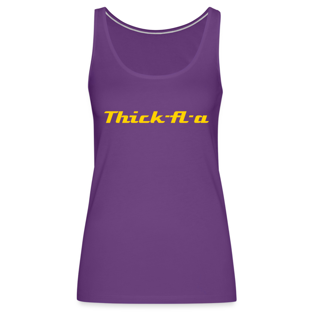Thick-fl-a Premium Tank Top - purple