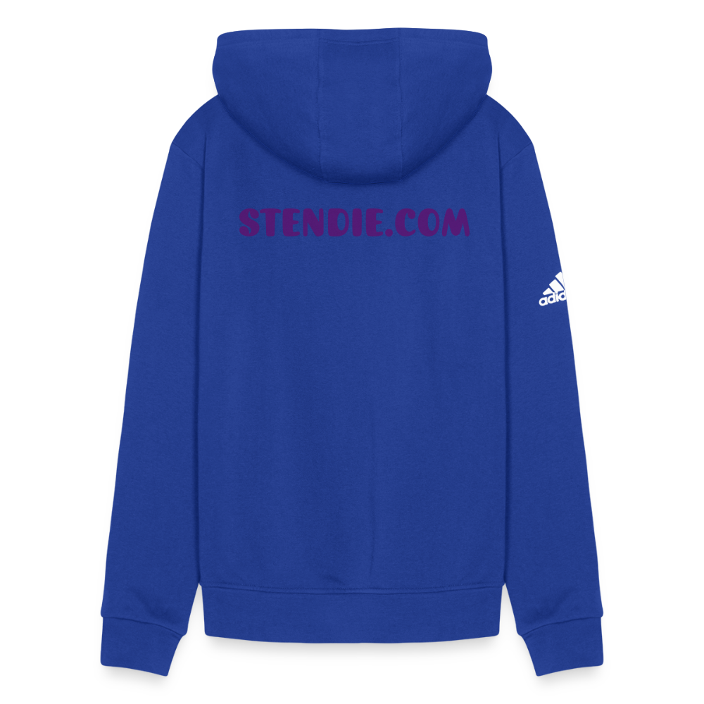 Saturated Stenide Adidas Hoodie - royal blue
