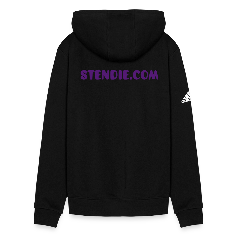 Saturated Stenide Adidas Hoodie - black