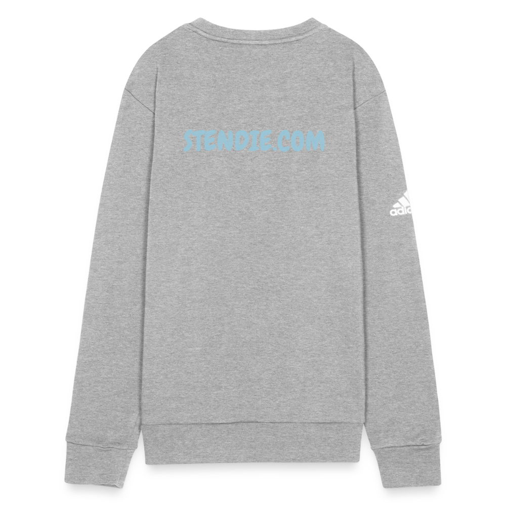 Stendie Planet Adidas Crewneck Sweatshirt - heather gray