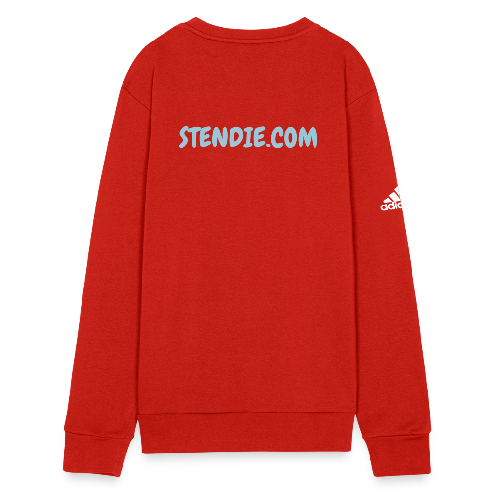 Stendie Planet Adidas Crewneck Sweatshirt - red