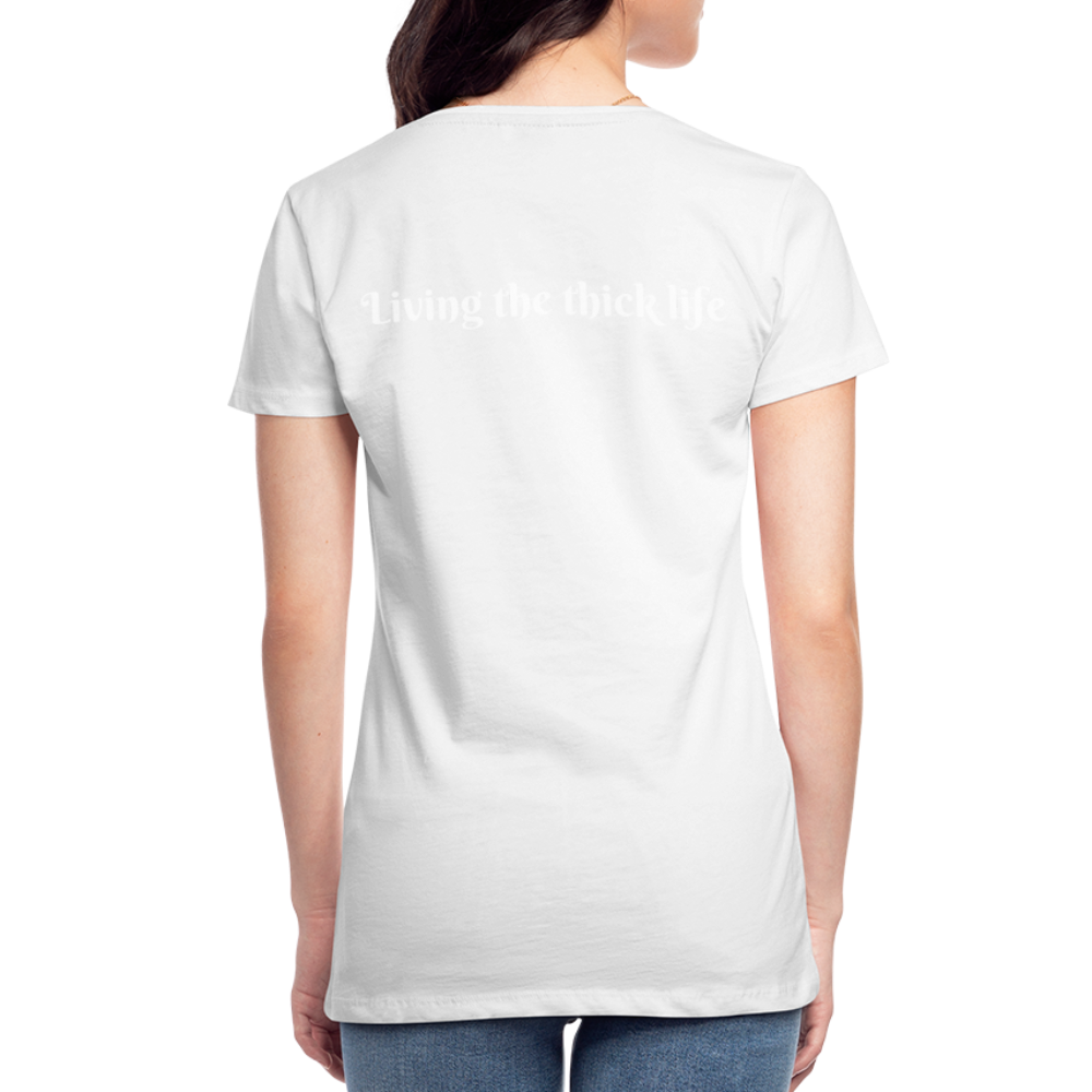 Thick Women’s Premium T-Shirt - white