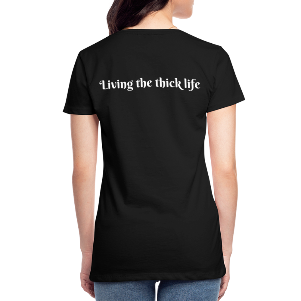 Thick Women’s Premium T-Shirt - black