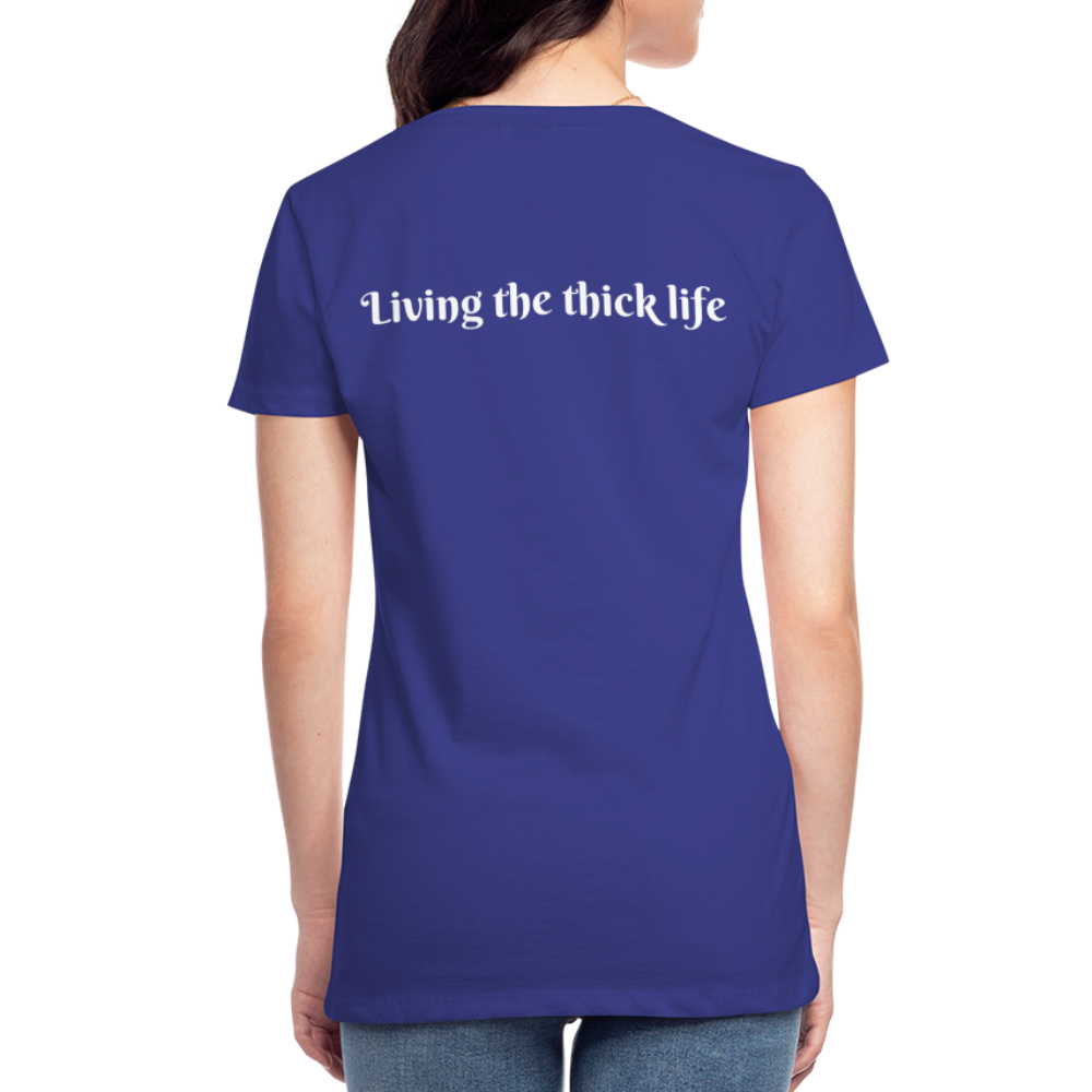 Thick Women’s Premium T-Shirt - royal blue