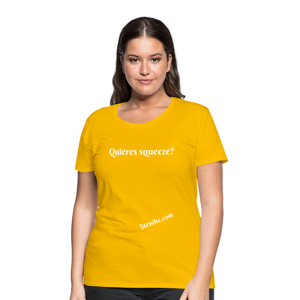 Thick Women’s Premium T-Shirt - sun yellow