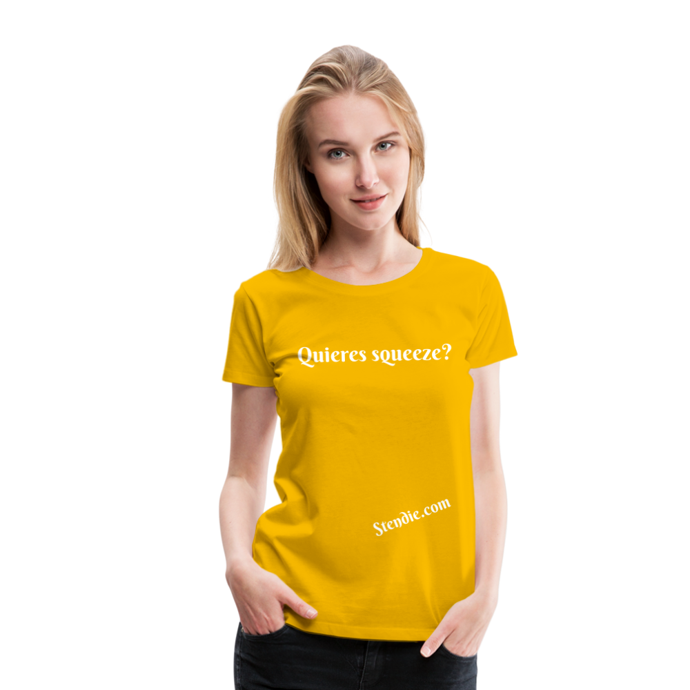 Thick Women’s Premium T-Shirt - sun yellow