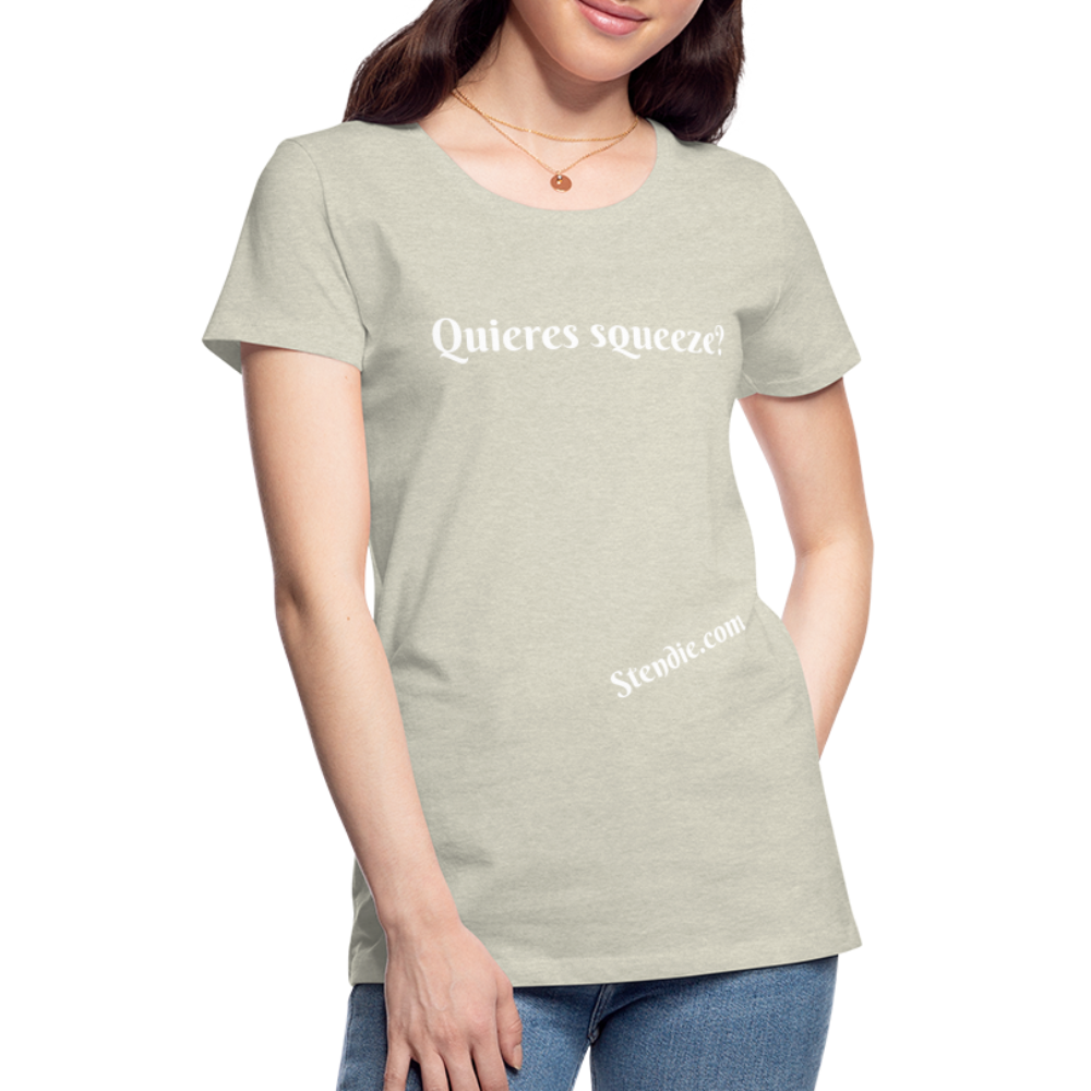 Thick Women’s Premium T-Shirt - heather oatmeal