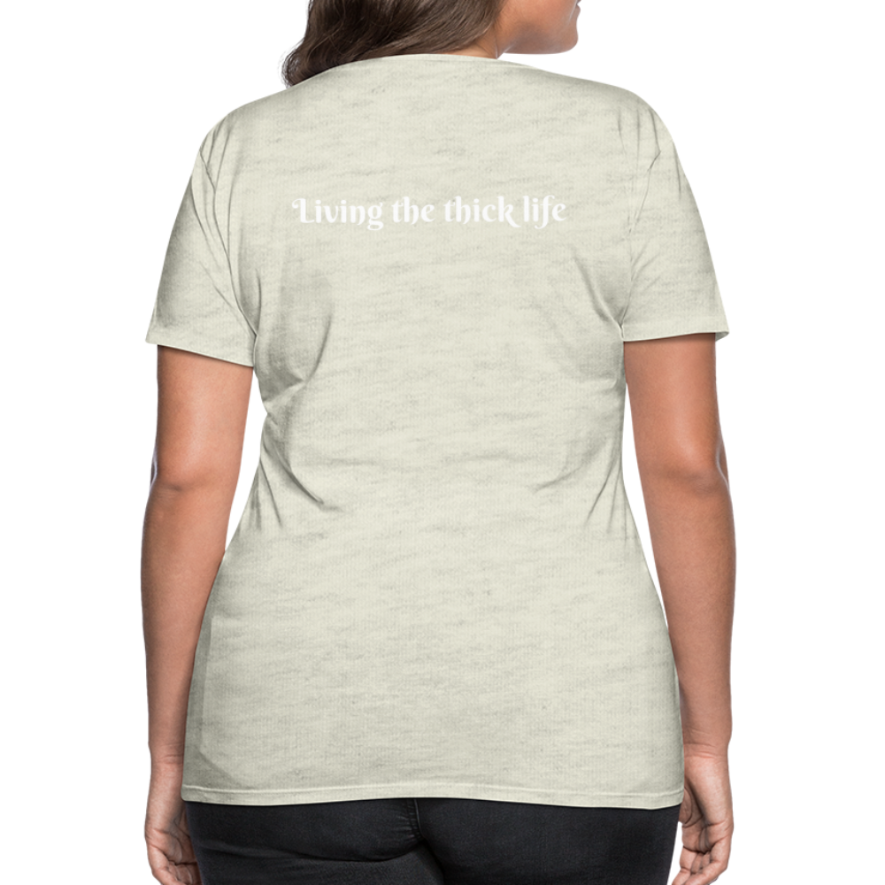 Thick Women’s Premium T-Shirt - heather oatmeal