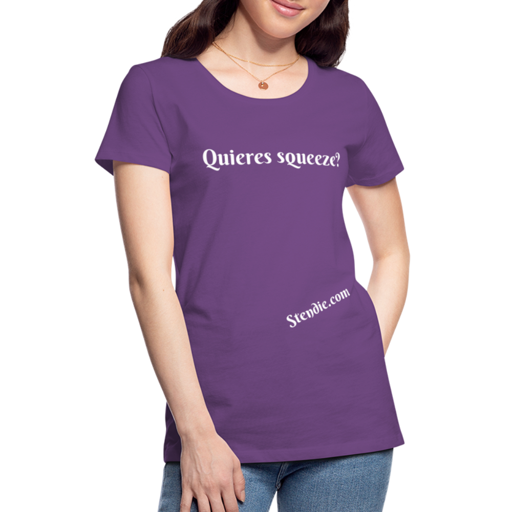 Thick Women’s Premium T-Shirt - purple