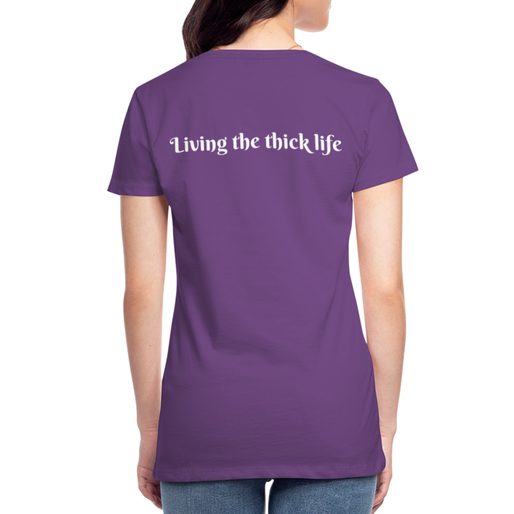 Thick Women’s Premium T-Shirt - purple