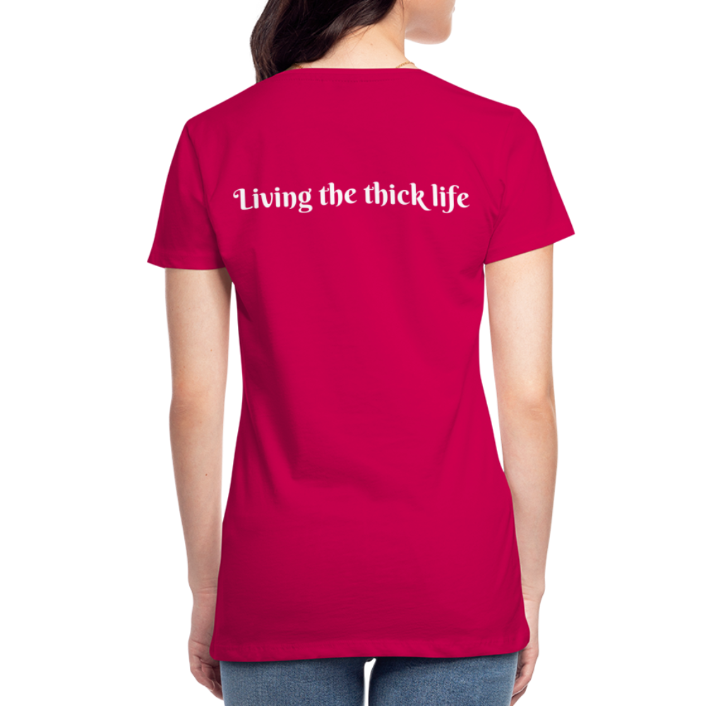 Thick Women’s Premium T-Shirt - dark pink