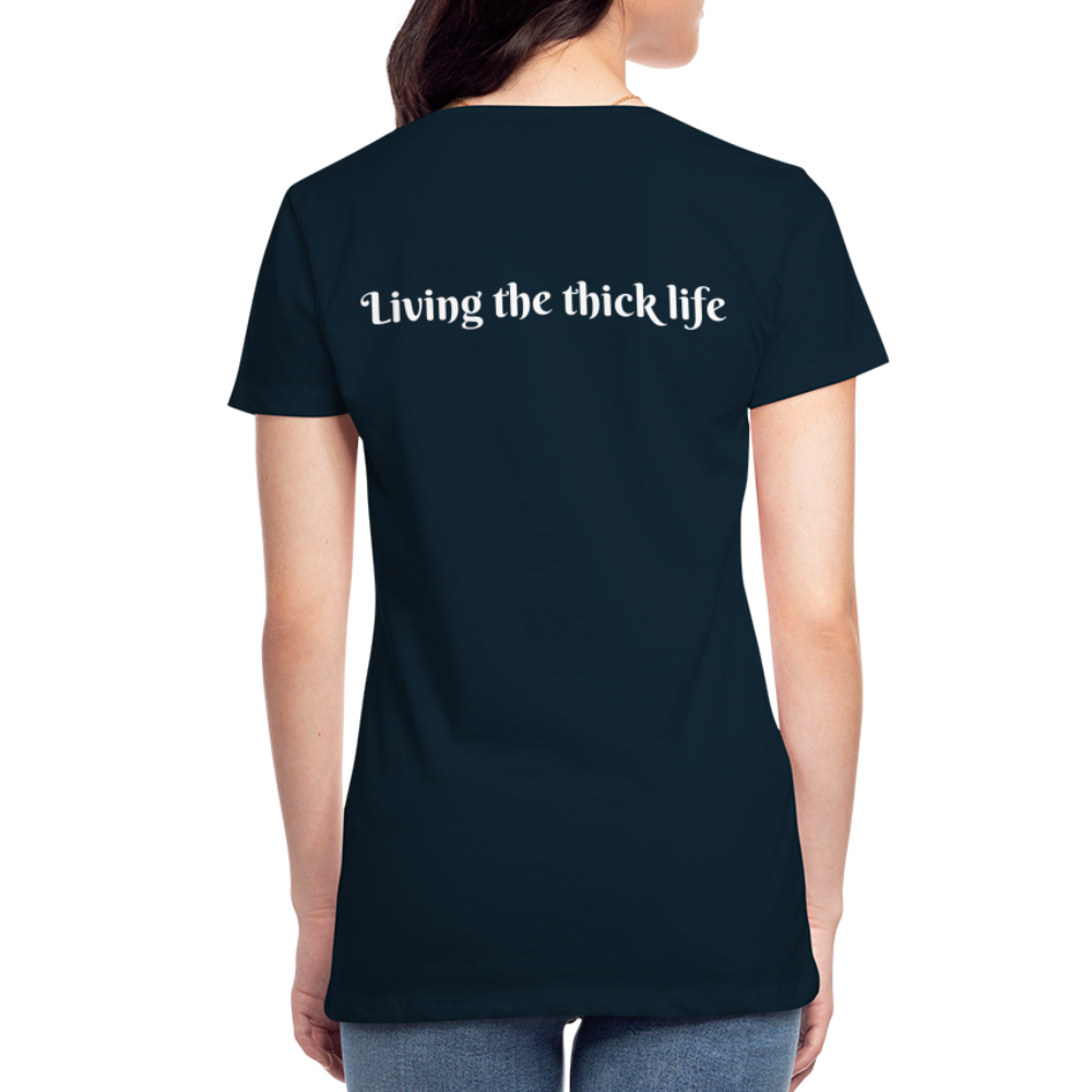 Thick Women’s Premium T-Shirt - deep navy